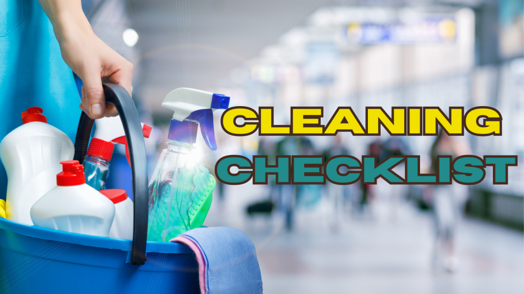 The Cleaning Checklists